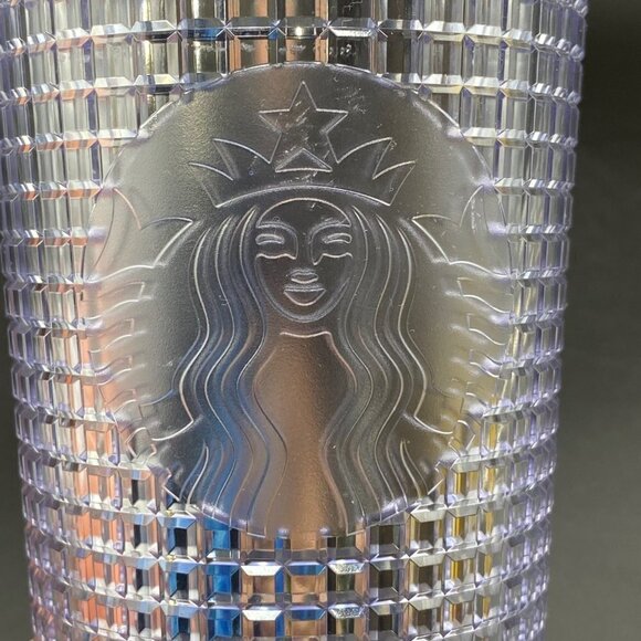 2022 Spring Starbucks Iridescent Unicorn Grid Venti Tumbler 24oz - Picture 2 of 8